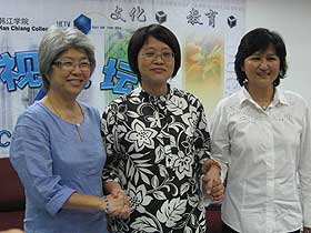 women awareness in politic talk 090109 three party women leaders