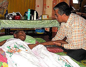 kuala terengganu by election 130109 visit patient abdullah