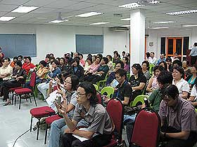 women awareness in politic talk 090109 attendance