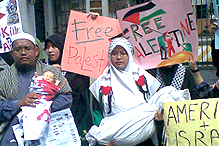 anti israel protest us embassy 090109