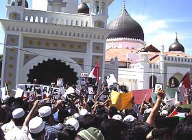 anti israel protest penang 090109 01