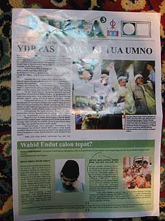 kuala terengganu by election 140109 fake newspaper