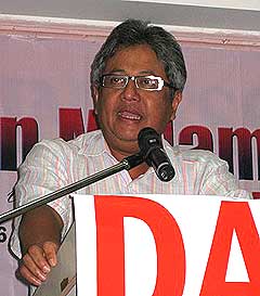 kuala terengganu by election dap dinner 140109 zaid ibrahim