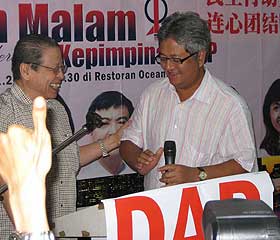 kuala terengganu by election dap dinner 140109 lim kit siang zaid ibrahim