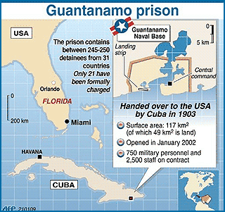 barack obama guantanamo bay camp close 280109 map