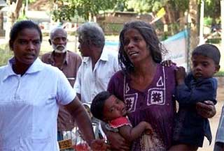 sri lanka refugees civilians 290109 01