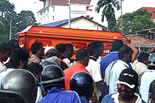 a kugan detention death funeral ummc to puchong 280109