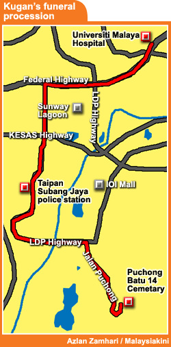 kugan funeral procession