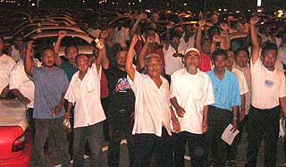 lcct taxi drivers protest 050209 01