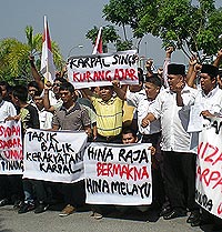 anti karpal singh protest umno 090209 04