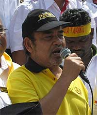 umno youth rally 090209 tajuddin pasir salak