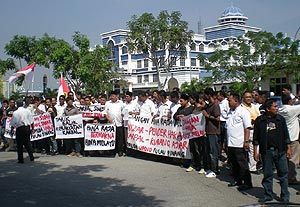 anti karpal singh protest umno 090209 01