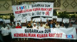 perak protest bring back power to the people