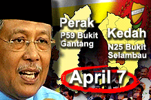 bukit gantang bukit selambau ec chairman announce election date 7 april 130209