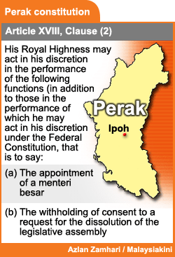 perak constitution article 18 xviii clause 2