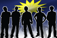 silhouette people unknown mca members