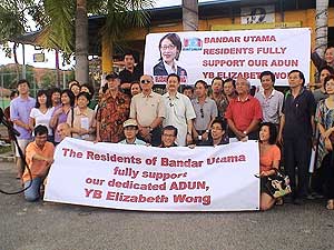 support for elizabeth wong by bukit lanjan bandar utama kota damansara campaign 230209 04