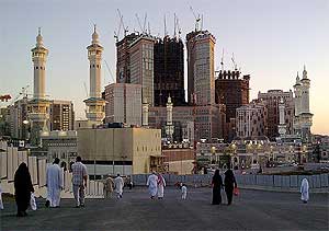 al marwa tower part of the abraj al bait towers complex mekah mecca 250209 01