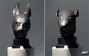 china govt angry at christie ysl auction of bronze statues 260609 06