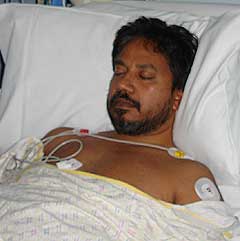 waythamoorthy in hospital in london 050309 01