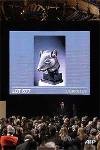 china govt angry at christie ysl auction of bronze statues 260609 03