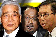 sultan azlan zambry abdul kadir nizar jamaluddin perak state govt crisis 030309