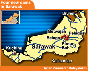 four new dams in sarawak 060309
