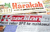 suara keadilan and harakah suspended