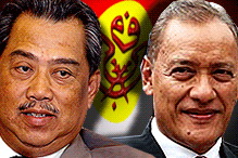 muhyiddin yassin and muhammad mohd taib umno