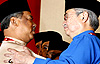 muhyiddin and pak lah umno 2009