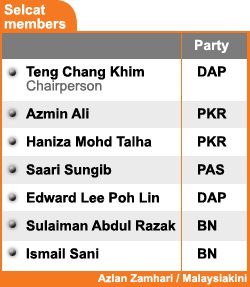 selcat members list 010409
