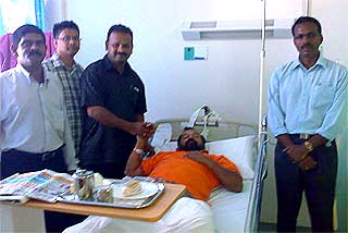 manikavasagam visit thanethiran in hospital