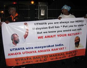 gantang by election 040409 hindraf candle light vigil kamunting isa detainees02