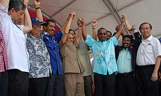 bukit gantang by election mahathir ceramah and luncheon 060409 01
