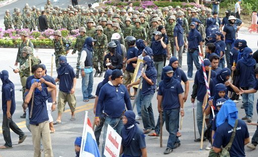 Thai protesters storm Asean summit in Pattaya, Thailand