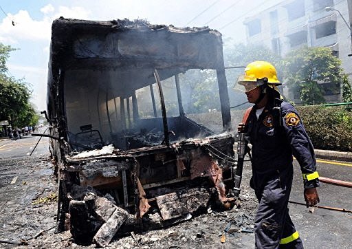 Thailand protesters go back home