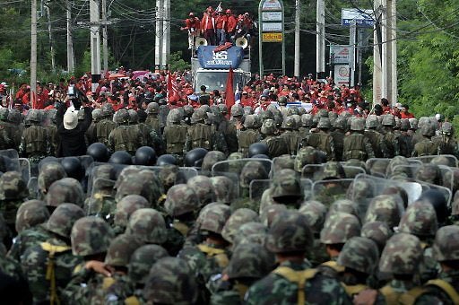 Thai protesters in Pattaya against Asean summit