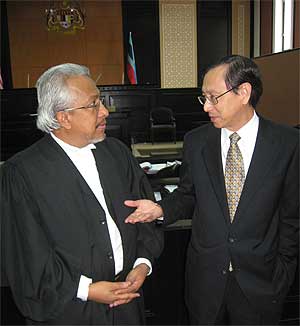 goddess of the sea statue sabah court hearing ansari and chong 220409