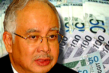 najib and finance