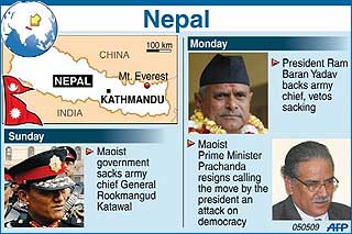 maoist nepal political turmoil 050509 03