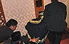 sivakumar being dragged abused manhandled by security unknown individual out perak state assembly chaos 070509 01