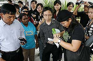 student support for wong chin huat monash protest 070509 01