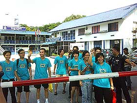 candle vigil participants released 080509 come out from police station