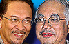 anwar ibrahim najib happy