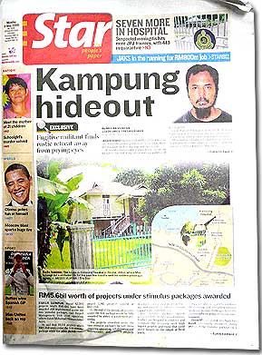 the star exclusive article on mas selamat alleged jemaah islamiyah terrorist kampung hideout in skudai johor 110509