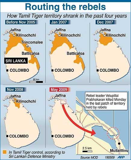 prabhakaran tamil tigers leader shot dead in sri lanka conflict  190509 02