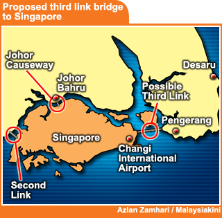 proposed third link bridge to singapore 220509