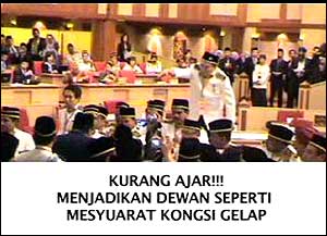 perak state assmbly chaos 070509 bn version dvd bahasa malaysia 210509 01