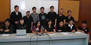 11 dap members candle light vigil arrest scah pc 200509 09