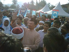 Anwar Ibrahim at penanti nomination 23052009
